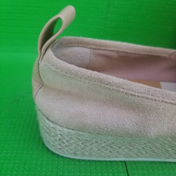 ✅Dolce Vita Travis Blush Suede Espadrille Platform Slip-On Shoes Women's Size 8 - Picture 10 of 15